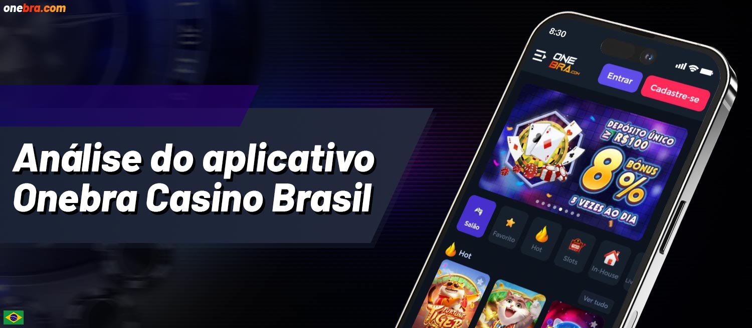 Informações detalhadas sobre o aplicativo móvel Onebra Casino Brasil.