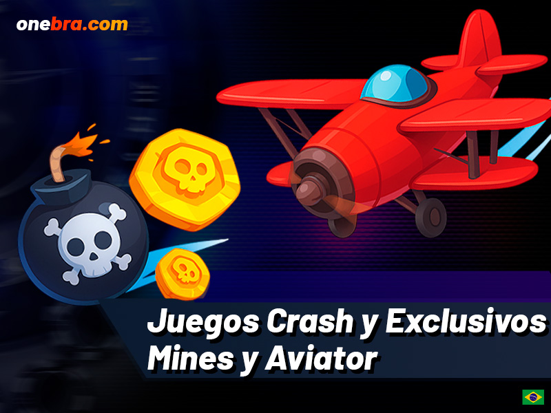 Juegos Crash y Exclusivos — elementos inspirados em Mines e Aviator.