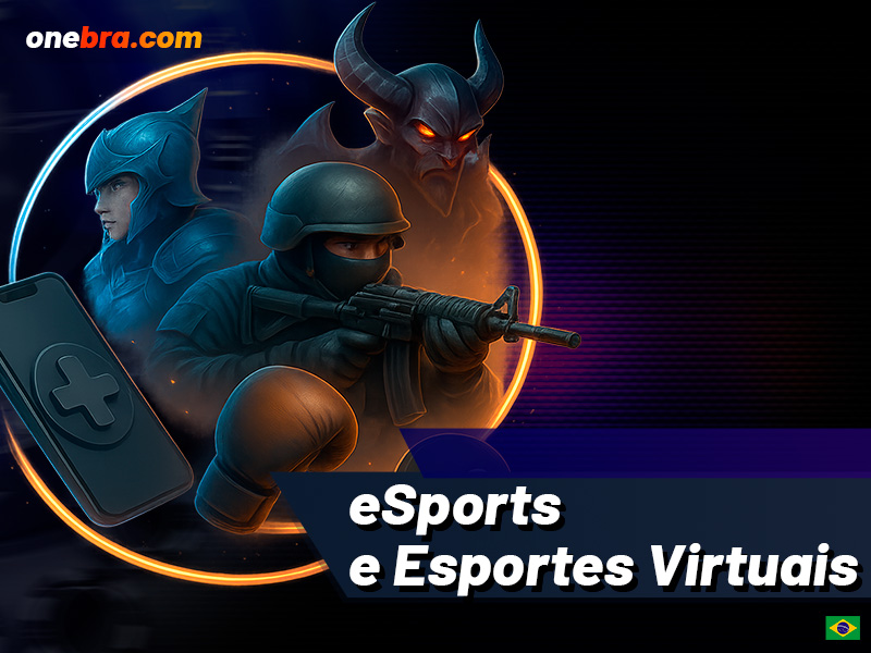 Personagens digitais simbolizando eSports