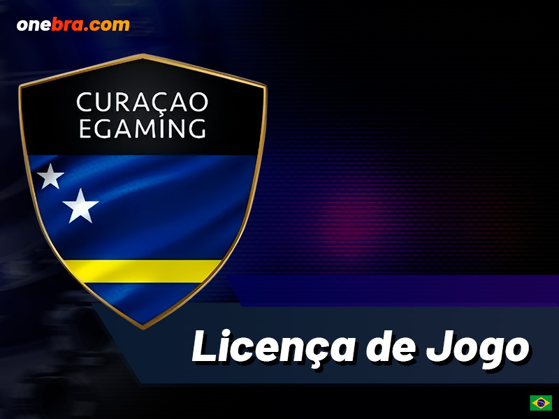 Selo de licença de jogo emitida por Curaçao.
